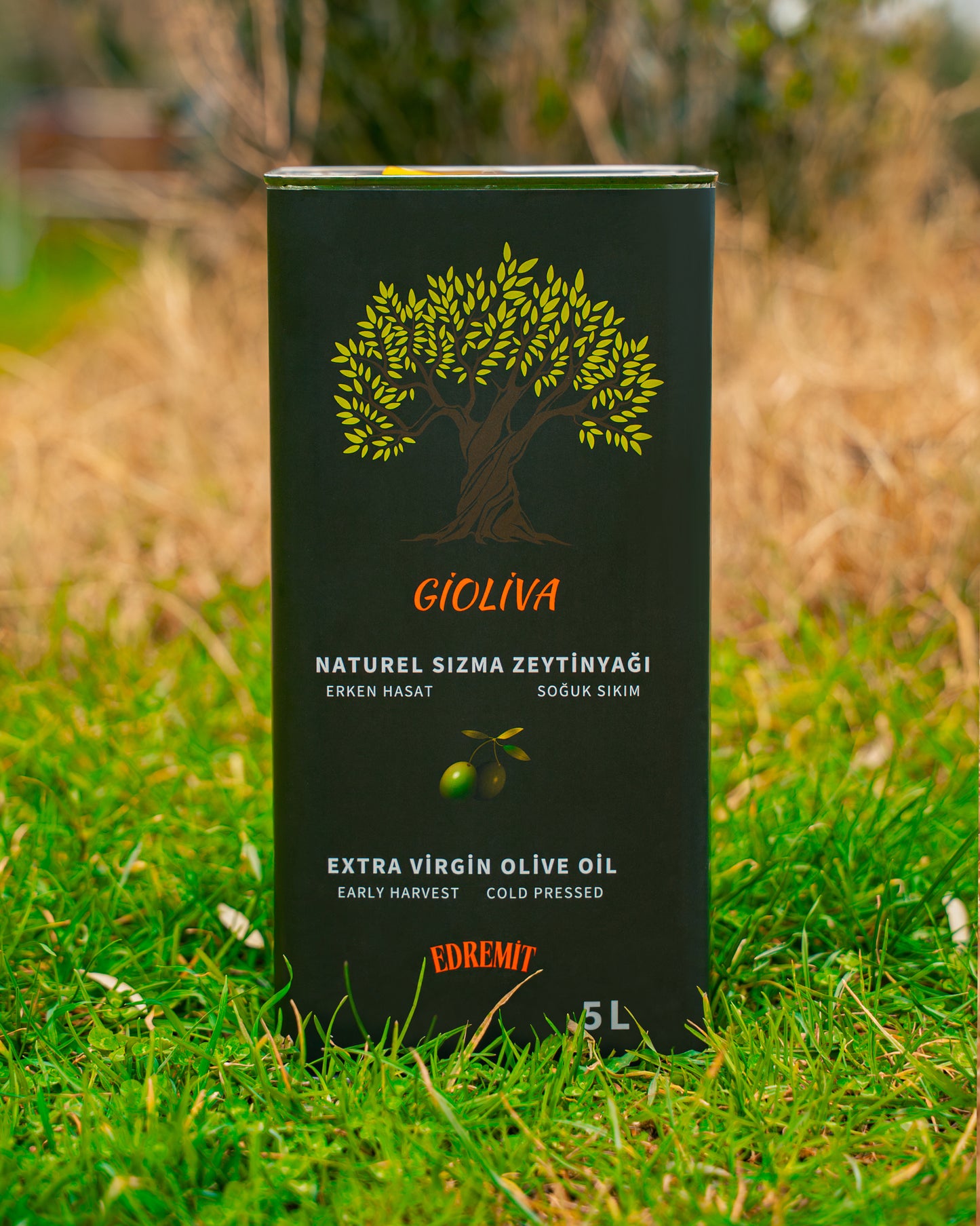 Edremit Erken Hasat Soğuk Sıkım Natürel Sızma Zeytinyağı – 3x5 L (3'lü Paket)