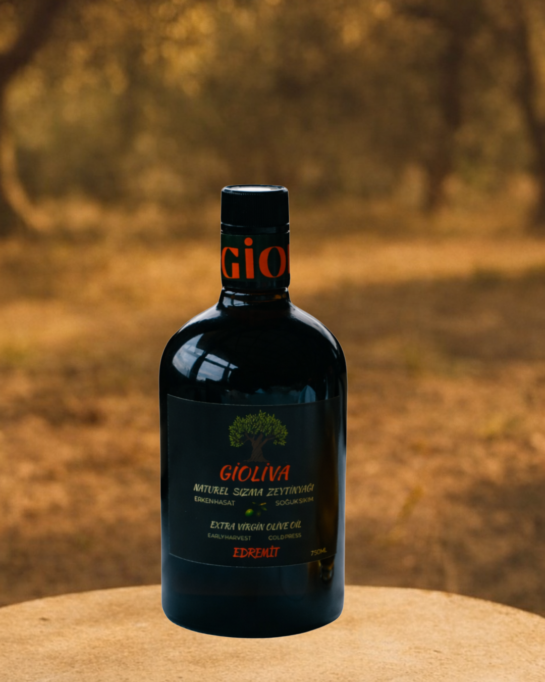 (Edremit)Soğuk Sıkım Natürel Sızma Zeytinyağı - 750ml